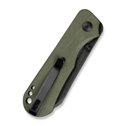 Civivi Crabby Folding Knife OD Green G10 Handle 14C28N Plain Edge Black Stonewash Finish C24055-1 -White Mountain Knives Clipping Path Crabby C24055 1 5 50394.1744811259