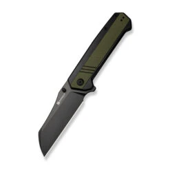 Sencut Draxor Folding Knife Green/Black G10 Handle 9Cr18MoV Plain Black Blade S24035-2 -White Mountain Knives Clipping Path Draxor S24035 2 1 20211.1730072647