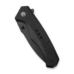 Civivi Photonix Folding Knife Black Coarse G10 Handle 14C28N Plain Edge Black Stonewash Finish C23081B-1 -White Mountain Knives Clipping Path Photonix C23081B 1 4 13770.1732730020