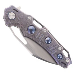 Defcon Gravity Folding Knife Laser Titanium Handle M390 Wharncliffe Plain Edge TF9313-2 -White Mountain Knives DEFCON TF9313 2 01 81001.1713898689.1280.1280 82267.1713899752