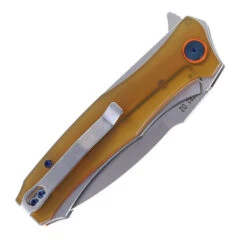 FreeTiger Folding Knife Ultem Handle D2 Plain Edge Satin/Black Finish FT81-PEI -White Mountain Knives FREETIGER FT81 pei 03 49190.1745590105