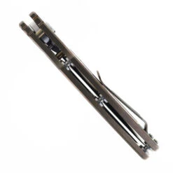 Hinderer Automatic Eklipse 3.5" Spear Point S45VN Pocket Knife Stonewashed Bronze Titanium Handle -White Mountain Knives HINDERER EKLIPSE S45VN SPEARPOINT AUTO STONEWASH BRONZE 04 47058.1748537566