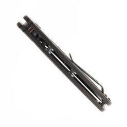 Hinderer Eklipse 3.5" Automatic Spearpoint Folding Knife Battle Bronze Handle Working Finish Blade -White Mountain Knives HINDERER SPEARPOINT AUTO BATTLE BRONZE 04 77633.1749150226