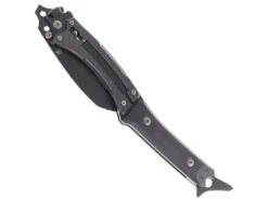 Katsu Folding Battle Kama/Sickle Black Ttanium Handle D2 Plain Black Blade FS01 -White Mountain Knives KATSU SCYTHE FS01 03 58059.1758726086