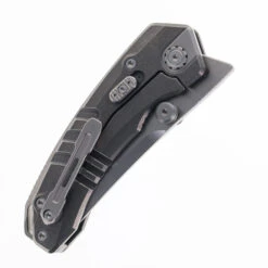Maxace Blacklight-02 Folding Knife Beadblast Titanium Handle M390 Blade OM03-1-B -White Mountain Knives MAXACE BLACKLIGHT 02 OM03 1 B 03 97751.1751393496