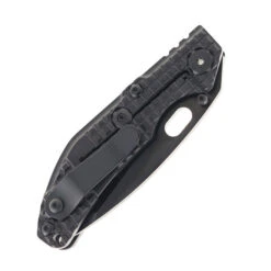 North Mountain Blades Folding Knife Black Titanium Handle 3V Tanto Plain Edge 2522-Tanto DLC -White Mountain Knives NORTH MOUNTAIN BLADE 2522 TANTO BLACK HAND POLISHED 04 04469.1756474582