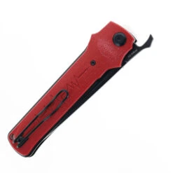 Petrified Fish Folding Knife Red G10 Handle K110 Plain Edge Black Stonewash Finish PFB04RMDW -White Mountain Knives PETRIFIED FISH PF b05RMDW D2 03 00750.1741804133