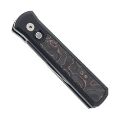 Pro-Tech Godson Automatic Knife Black /Copper Aluminum Carbon Fiber Handle 20CV Spear Point Plain Edge 7210 Livewire 20CV 8 Pro-Tech Godson Automatic Knife Black /Copper Aluminum Carbon Fiber Handle 20CV Spear Point Plain Edge 7210 Livewire 20CV -White Mountain Knives PROTECH 7210 LIVEWIRE 20CV GODSON 01 38738.1756143456