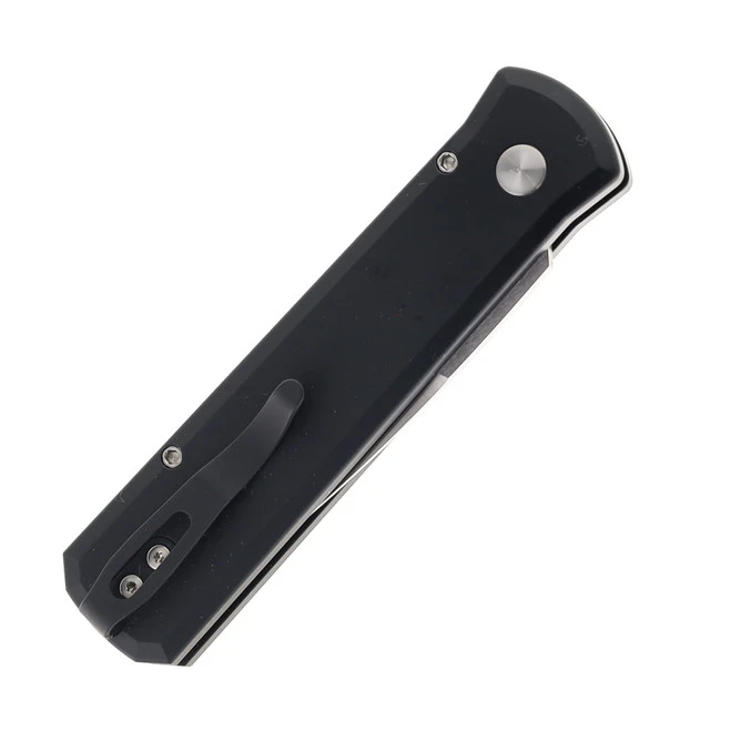 Pro-Tech Godson Automatic Knife Black /Copper Aluminum Carbon Fiber Handle 20CV Spear Point Plain Edge 7210 Livewire 20CV 4 Pro-Tech Godson Automatic Knife Black /Copper Aluminum Carbon Fiber Handle 20CV Spear Point Plain Edge 7210 Livewire 20CV - Image 4