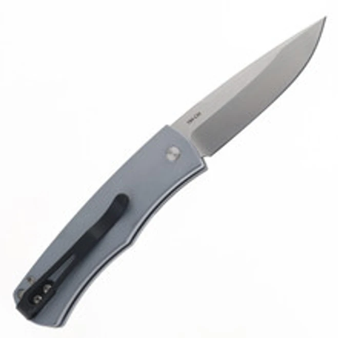 Pro-Tech Magic Auto Knife Grey Aluminum Handle 154CM Drop Point Plain Edge 2 Pro-Tech Magic Auto Knife Grey Aluminum Handle 154CM Drop Point Plain Edge - Image 2
