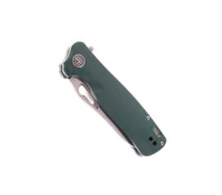 Petrified Fish Bunta Folding Knife Green Micarta Handle D2 Plain Edge Satin Finish PF-868-GR -White Mountain Knives Petrified Fish PF 868 GRS 01 96577.1674676861
