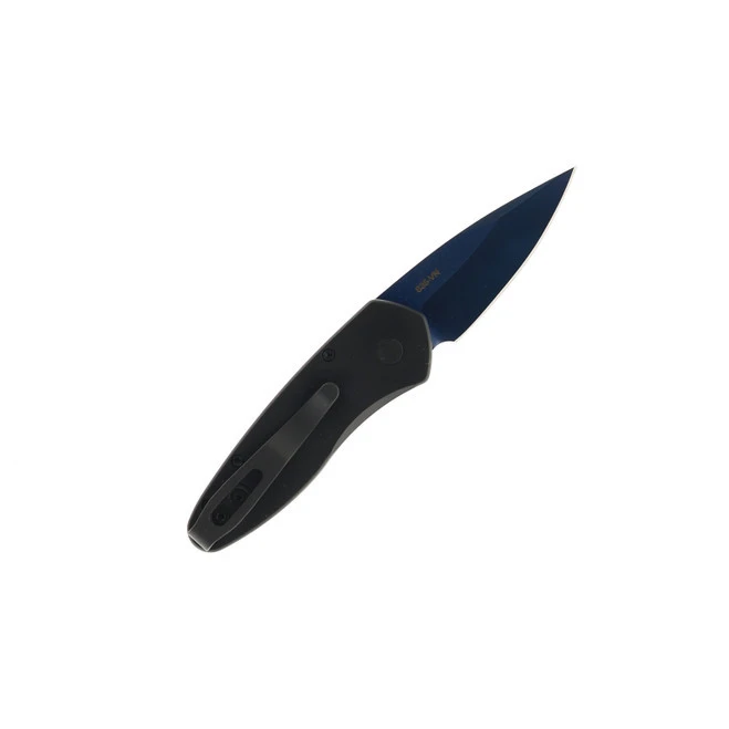 Protech Sprint Auto Knife Black Aluminum Handle S35VN Plain Saphire Blue Finish 2907-SB 2 Protech Sprint Auto Knife Black Aluminum Handle S35VN Plain Saphire Blue Finish 2907-SB - Image 2