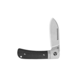 QSP Hedgehog Folding Knife Black Micarta Handle 14C28N Spear Point Plain Edge Satin Finish QS142SP-A -White Mountain Knives QS142SP A 2 97733.1740507621