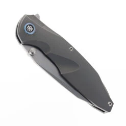 REMETTE RT-Cool Whale Folding Knife Black Tianium Handle M390 Plain Edge RTCL-T2 -White Mountain Knives REMETTE COOL WHALE RTCL T2 01 11121.1756924769