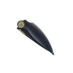 Rike Knife Predator DLC Folding Knife Titanium Handle M390 Plain Edge -White Mountain Knives Rike Predator DLC03 02111.1737479040