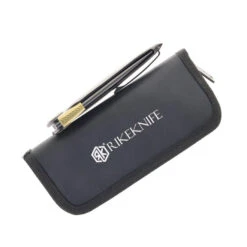 Rike Knife Predator DLC Folding Knife Titanium Handle M390 Plain Edge -White Mountain Knives Rike Predator DLC05 96911.1737479040