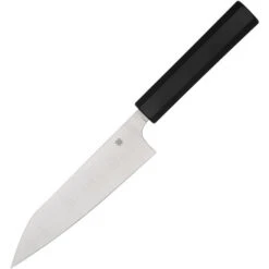 Spyderco Minarai Series Funayuki Kitchen Knife Polypropylene Handle CTS BD1 Satin Blade K16PBK