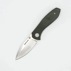 Eikonic Kasador Folding Knife Olive Canvas Micarta Handle D2 Plain Edge 331SGR