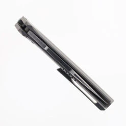 Steel Addiction Knives Large Krypton Kickstop Carbon Fiber Inlay Titanium Elmax Blade Folding Knife -White Mountain Knives STEEL ADDICTION LARGE KRYPTON TITANIUM BEAD BLAST CARBON FIBER ELMAX HAND RUBBED 02 26775.1752261296