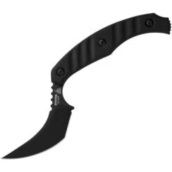 Tops Ephyra Fixed Blade Black G10 Handle Black Coated 1095HC Steel Blade TPEPH01