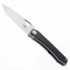 TwoSun Stingray Folding Knife Black Marbled Carbon Fiber Handle M390 Plain Edge TS136-M390UP