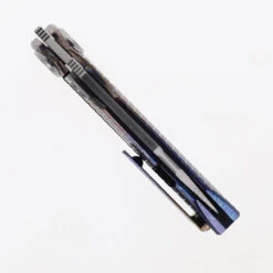 Two Sun Folding Knife Color Titanium Handle M390 Plain Edge Satin Finish TS195-Square-Color -White Mountain Knives TWOSUN TS195 COLOR SQUARE 02 20733.1701719511