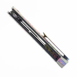 TwoSun Folding Knife Color Titanium/Carbon Fiber Handle M390 Plain Edge TS223-M390-Color-Engraved-111 -White Mountain Knives TWOSUN TS223 M390 ENG 11 06 24878.1746641326