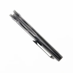 TwoSun Folding Knife Black Titanium Carbon Fiber Handle M390 Plain Edge TS224-M390 -White Mountain Knives TWOSUN TS224 02 54602.1697132856