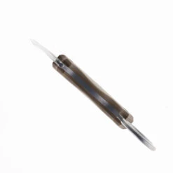 TwoSun Fixed Knife Brown Micarta Handle 14C28N Karambit Plain Edge Stonewash Finish TS477 -White Mountain Knives TWOSUN TS477 02 59110.1741962636