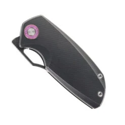 TwoSun Folding Knife Black Titanium Handle 14C28N Plain Edge TS498-14C28N-Black -White Mountain Knives TWOSUN TS498 14c BLACK 01 44819.1746643118