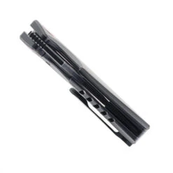 TwoSun Folding Knife Black Titanium Handle 14C28N Plain Edge TS498-14C28N-Black -White Mountain Knives TWOSUN TS498 14c BLACK 02 91876.1746643118