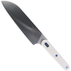TwoSun Kitchen Knife White Nylon Fiberglass 14C28N Full Tang Fixed Blade TS863-14C Black