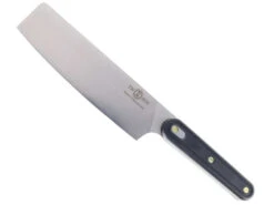 TwoSun Fixed Blade Kitchen Chef Knife Black Nylon Handle 14C28N Plain Edge TS865-BK
