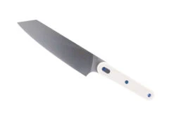 TwoSun Chef Kitchen Knife White Nylon Fiberglass Handle 14C28N Plain Edge TS869-White