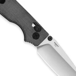 Kizer Original 2 Folding Knife Black Micarta Handle 14C28N Sheepsfoot Plain Edge Satin V3605.2SA1 -White Mountain Knives V3605.2sa1 4 59437.1758227580