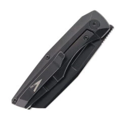 Vero Engineering Axon Mini Frame Lock Folding Knife Mini Blackwash M390 Blade Blackwash Titanium Handle -White Mountain Knives VERO ENG MINI BLACKWASH BLLACKWASH 03 26800.1723836374