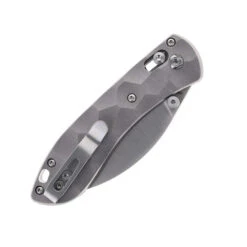 WMK Exclusive Vosteed Mini Nightshade Gray Sculpted Aluminum Handle Pocket Knife Satin 154CM Steel A0213 -White Mountain Knives VOSTEED MINI NIGHTSHADE grey 03 19873.1708116624