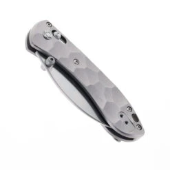 WMK Exclusive Vosteed Mini Nightshade Gray Sculpted Aluminum Handle Pocket Knife Satin 154CM Steel A0213 -White Mountain Knives VOSTEED MINI NIGHTSHADE grey 05 67631.1708116624