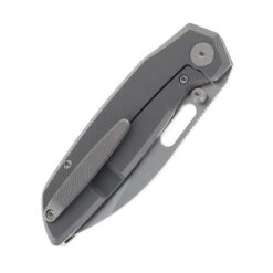 White Mountain Knives Sailfin Folding Knife Dark Gray Titanium Handle Satin/Stonewashed Elmax Blade 9 White Mountain Knives Sailfin Folding Knife Dark Gray Titanium Handle Satin/Stonewashed Elmax Blade -White Mountain Knives WMK PADDY KNIVES SAILFIN WMK SAIL DG 04 90715.1757511007