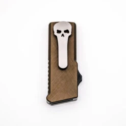 Chaves CHUB OTF Auto Knife OD Green Aluminum Handle Razor Blade Crosshatch Finish -White Mountain Knives Website Listing Photo 992 720x 01115.1749144651