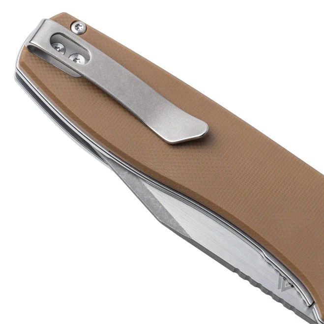 Eikonic Sig Sauer Xiphos Coyote Brown G10 Handle Satin Nitro-V Blade Folding Knife XI6SBRN 4 Eikonic Sig Sauer Xiphos Coyote Brown G10 Handle Satin Nitro-V Blade Folding Knife XI6SBRN - Image 4