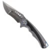 Yangge Folding Knife Gray/Black Titanium/Zirconium Handle Elmax Plain Edge YG006-Grey-Black