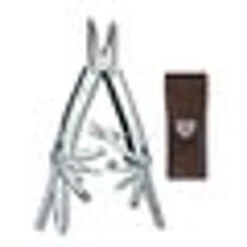 Victorinox Swiss Tool Spirit X Multi Tool Silver Leather Pouch VN3.0224.L-X3