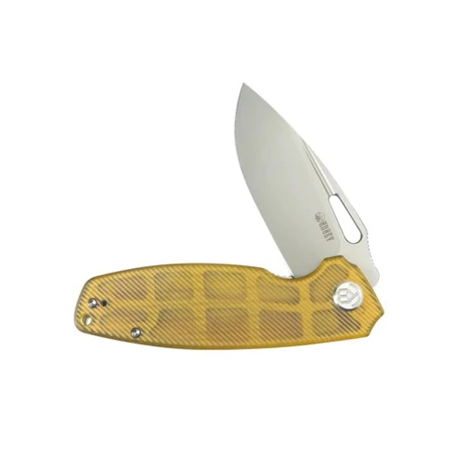 Kubey Tityus Folding Knife Ultem Handle D2 Plain Edge Beadblast Finish 322L 2 Kubey Tityus Folding Knife Ultem Handle D2 Plain Edge Beadblast Finish 322L - Image 2
