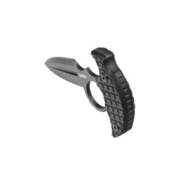 Kubey Cavy Fixed Blade Knife Black G10 Handle 14C28N Spear Point Plain Edge Blackwash Finish KU403B 9 Kubey Cavy Fixed Blade Knife Black G10 Handle 14C28N Spear Point Plain Edge Blackwash Finish KU403B -White Mountain Knives bw 2 55848.1734039757