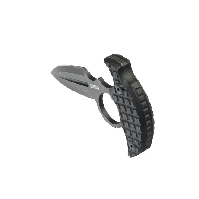 Kubey Cavy Fixed Blade Knife Black G10 Handle 14C28N Spear Point Plain Edge Blackwash Finish KU403B 4 Kubey Cavy Fixed Blade Knife Black G10 Handle 14C28N Spear Point Plain Edge Blackwash Finish KU403B - Image 4