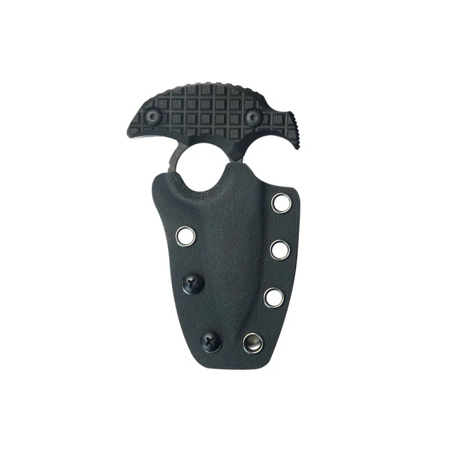 Kubey Cavy Fixed Blade Knife Black G10 Handle 14C28N Spear Point Plain Edge Blackwash Finish KU403B 2 Kubey Cavy Fixed Blade Knife Black G10 Handle 14C28N Spear Point Plain Edge Blackwash Finish KU403B - Image 2