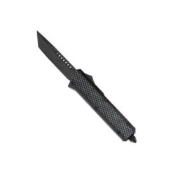 Tekto Blitzar OTF Auto Knife Black Zinc Alloy Handle D2 American Tanto Plain Black Blade -White Mountain Knives c0972055 3b85 43d1 abb8 87b00dd372cd 04129.1750273186
