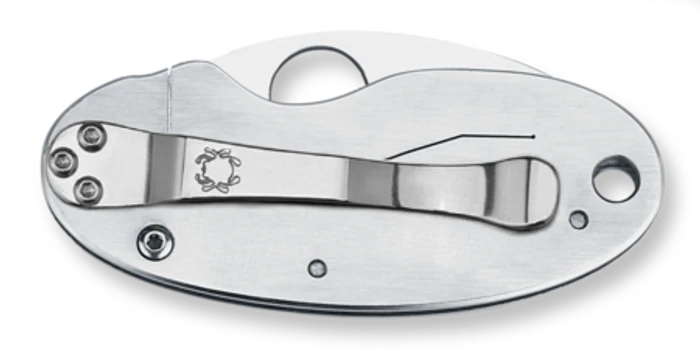 Spyderco Cricket Plain Edge Reverse S Blade Folding Knife VG10 Stainless Steel Handle C29P 2 Spyderco Cricket Plain Edge Reverse S Blade Folding Knife VG10 Stainless Steel Handle C29P - Image 2