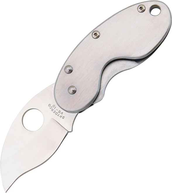 Spyderco Cricket Plain Edge Reverse S Blade Folding Knife VG10 Stainless Steel Handle C29P 1 Spyderco Cricket Plain Edge Reverse S Blade Folding Knife VG10 Stainless Steel Handle C29P